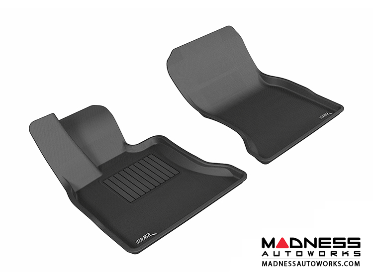 BMW 5 Series Floor Mats (Set of 2) - Front - Black by 3D MAXpider - Gran Turismo (F07) 